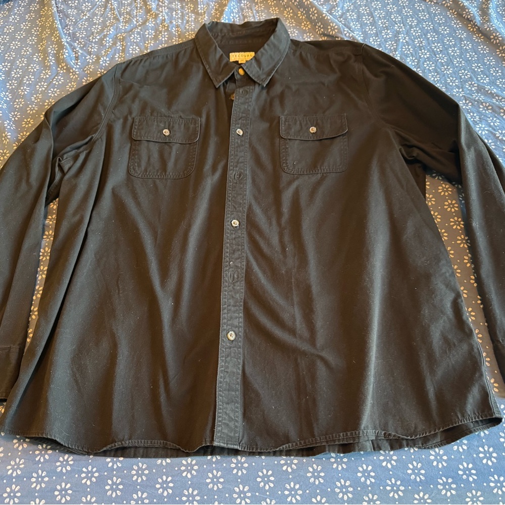 Tecovas Denim Long Sleeve Western Shirt Men's XXL